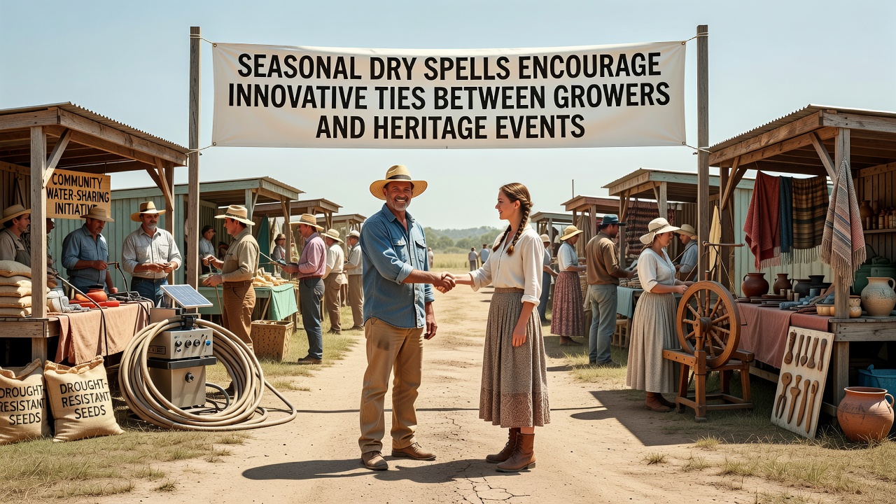 Seasonal Dry Spells Encourage Innovative Ties Between Growers and Heritage Events